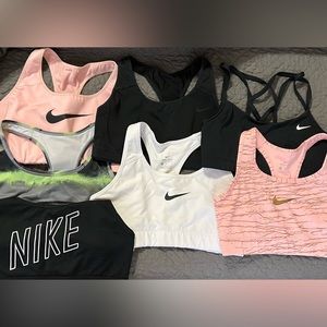 bundle of Nike sports bras size M
